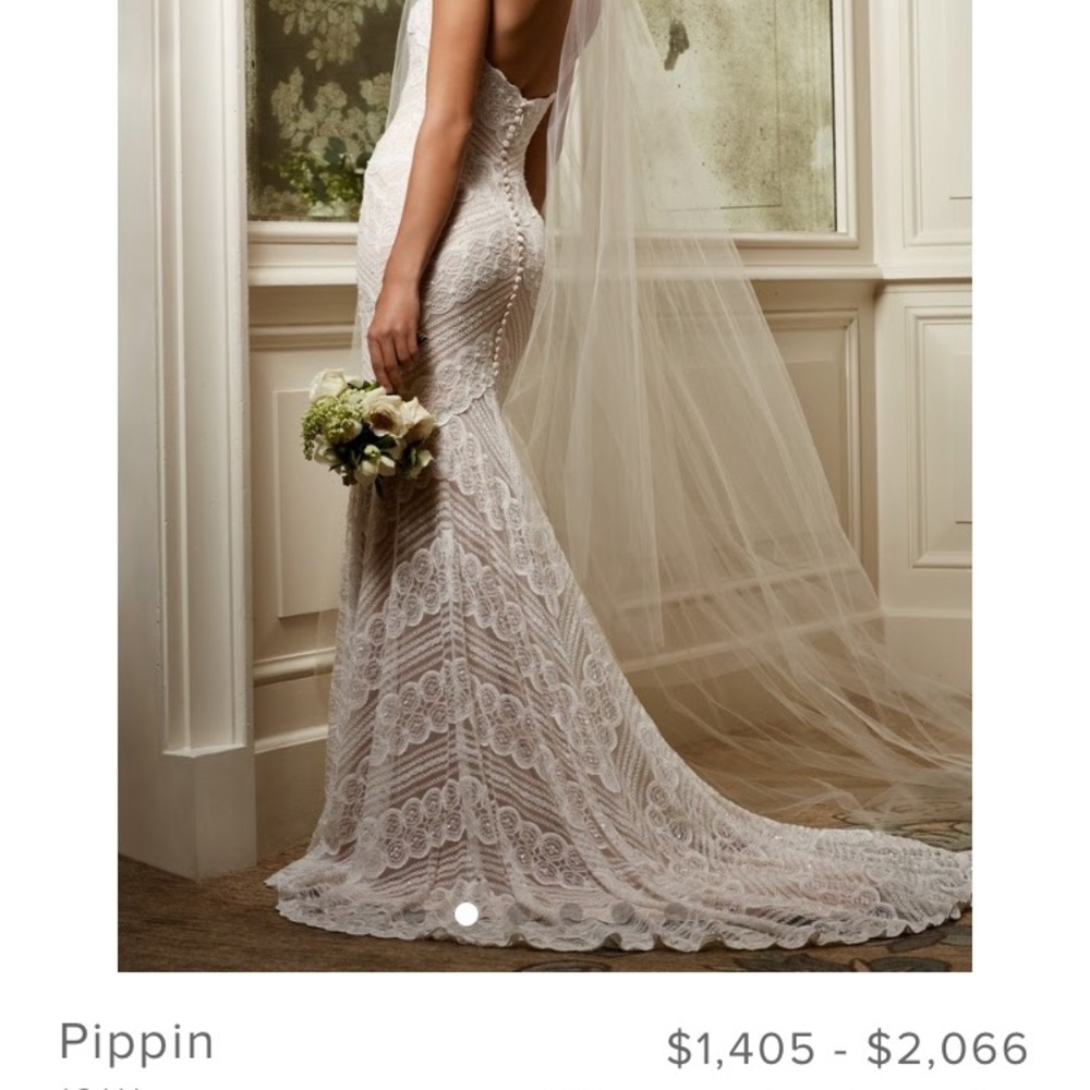 Never worn but altered Wedding Dress size 0 size 2